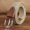 Narrow Version Elastic Canvas Weave Waistband, Length:95 x 2.5cm(C2 Beige)