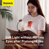 Baseus DGRAD-0G Comfort Reading USB Charging Mini Portable Clip Lamp(Dark Gray)