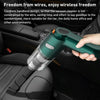 KBN-010 10000Pa Powerful Car Cordless Vacuum Cleaner Handheld Cleaning Tool, Spec:Deluxe Version(White)