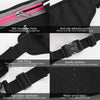 TANLUHU Outdoor Sports Running Waist Pack Cross-Country Marathon Stretchy Cell Phone Bag With Water Bottle(Black)
