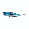 HENGJIA Plastic Artificial Fishing Popper Bionic Lures Environmentally Friendly Fishing Bait with Hooks, Length: 9 cm, Random Color Delivery