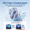 JOYROOM SA29-AL3 3A USB to 8 Pin Liquid Silicone Fast Charging Data Cable, Length: 1.2m(Pink)