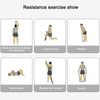 8 Lattice Yoga Stretch Band Dance Elastic Band Resistance Band(Roseate)