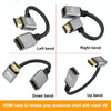 Left Elbow HDMI Male to Female 4K UHD Extension Cable Computer TV Adapter, Length: 20cm
