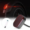 For Xiaomi Mijia M365 Scooter Rear Fending Plate Tail Light Brake Light With Cable & Chip(Black)