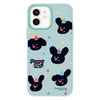 For iPhone 11 Skin Feeling Jelly TPU Hybrid PC Phone Case(Puppy Hat Light Green)