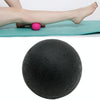 Fascia Ball Deep Muscle Relaxation Plantar Acupoint Massage Fitness Mini Yoga Ball Massage Ball, Specification:Single Ball(Black)