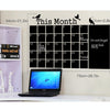 Calendar Chalkboard Wall Stickers PVC Removable Blackboard  Office Decoration Suppliess