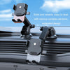 Car Suction Cup Dashboard Automatic Lock Mobile Phone Holder, Style: Glossy Telescopic Base