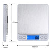 2000g x 0.1g Digital Electronic Balance Weight Scale(Silver)