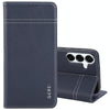 For Samsung Galaxy S25 5G GEBEI Top-grain Horizontal Flip Leather Phone Case(Blue)
