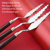 Oil Painting Knife Graffiti Toning Wooden Scraper Student Art Painting Tool, Style: E9