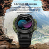 LOKMAT ATTACK Pro 1.32 inch BT5.1 Smart Sport Watch, Support Bluetooth Call / Sleep / Blood Oxygen / Heart Rate / Blood Pressure Health Monitor(Blue)