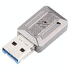 2 in 1 USB + 8 Pin to Type-C Audio Video Transmission Adapter