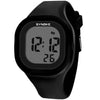 SYNOKE 66896 Multifunctional Detachable Waterproof Luminous Student Watch(Black)