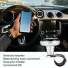 Car Steering Wheel Booster Ball Assist With Compass(B Model Black)
