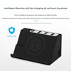 PD 20W +QC 3.0 Wireless Charging+6 Ports Multi-function Charger(EU Plug)