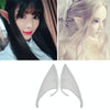 1pair Halloween Elf Latex Ears Cosplay Props, Size: 12cm(Luminous)