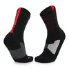 Men And Women Mid-Tube Sports Socks Combat Non-Slip Basketball Socks, Size: Free Size(Black)