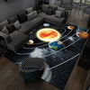 3D Visual Cartoon Cosmic Planet Living Room Carpet, Size: 50x80cm(Cosmic Planet 3)