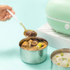 Office Workers Can Plug In Electric Cooking Self-Heating Insulated Lunch Box CN Plug(Fruit Green)