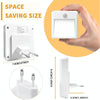 NL2101 Motion Sensor LED Night Light AC Plug Dimming Sleep Lights,Spec: Warm White EU Plug