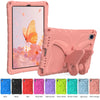 For Lenovo Tab M10 Plus TB-X606F 10.3 Butterfly Bracket EVA Shockproof Tablet Case(Pink Orange)