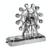 Music Ferris Wheel High Difficulty Building Block Adults Handmade Assembly Power Strip Linkage Mechanical Toy Metal Assembly Model