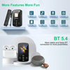 MP3 Bluetooth Music Player HIFI Sports Clip Touch Screen MP4, Memory: No TF Card(Black)