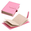 Portable PU Leather Storage Box Necklace Jewelry Display Box Organizer(Rose Red)