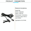 Condenser Microphone with Tie Clip for SJCAM SJ7 / SJ6 / SJ360