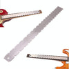 Guitar Neck Measuring Ruler Guitar Sharpening File Guitar Neck Notch Ruler Fret Polishing Pad