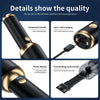 P9 Mini Portable Wireless Big Power Rechargeable Wet Dry Auto Car Vacuum Cleaner(Black)