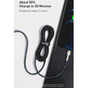 Baseus CATLJK-A06 Cafule Series 20W Type-C / USB-C to 8 Pin PD Metal Charging Data Cable, Length:1m(Dark Green)