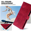 For Redmi Note 12 5G Global Lace Floral Embossed Magnetic Buckle PU Phone Case With Wrist Strap(Red)