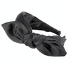 Rabbit Ears Cloth Bow Headband Girls Hair Hoop Bands Accessories(Black)
