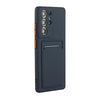 For Samsung Galaxy S25 Ultra 5G Card Slot Design Shockproof TPU Phone Case(Dark Blue)