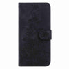 For Samsung Galaxy A26 5G Lily Embossed Leather Phone Case(Black)