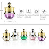 Acrylic Travel Containers with Hard Sealed Lids Suitable for Face Hand Body Cream, 5ml(Purple)