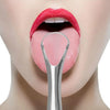 Oral Cleaning Stainless Steel Tongue Scraper, Specification:14.6  2.4 cm