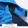 Men Winter Fleece Windproof Warm Jacket Outdoor Waterproof Breathable Mountaineering Clothing, Size: XXXL(Black)