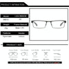 Simple Matel Frame Reading Glasses Hyperopia Eyeglasses +2.50D(Gun-color)