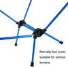 Outdoor Camping Lounge Beach Portable Folding Chair(Dark Blue)