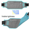 Ultra-Thin Outdoor Waterproof Waist Pack Lightweight Storage Sports Belt(Light Green)