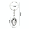 Simulation Cool Motorcycle Keychain Metal Decoration Pendant, Style: X-224 Silver