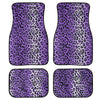 4 in 1 Leopard Print Universal Printing Auto Car Floor Mats Set, Style:HN1408GP