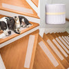 15 PCS PEVA  Rubber Non-marking Step Non-slip Tape,Size:  10 x 60cm(Gravel Transparent)