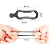 4pcs /Set Bicycle Headlight Silicone Strap Tail Light Fixed Leather
