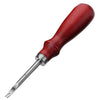 ER015 DIY Craft Leather Carving Leather Round Corner Tool Wood Handle Repair Device 1.4mm