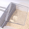 Rose Gold Metal Cat Litter Scoop with Extended Handle
